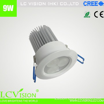 LED lighting  / 9W CREE LED Down light / Dimming / Fixed / 450 lm